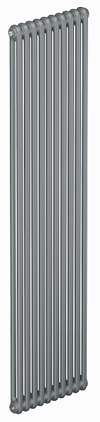 Радиатор стальной Rifar Tubog  2180     8 секций цвет Титан  нижнее подключение В-180см. Ш-36,8см