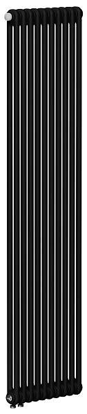 Радиатор стальной Rifar Tubog  2180   10 секций цвет Антрацит нижнее подключение В-180см. Ш-46.0см