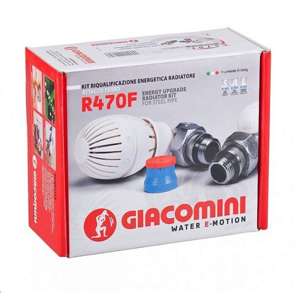 Вентиль Giacomini  3/4" комплект термостатический прямой  R470FX064