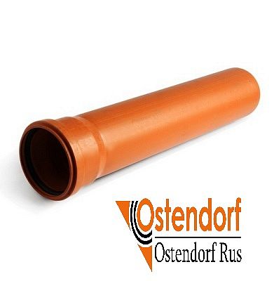 Труба Ostendorf наружная канализационная  d110х 500 KGEM