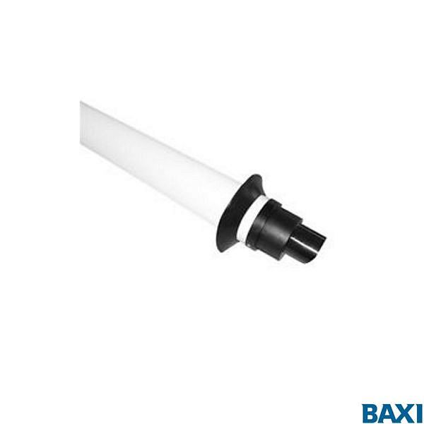 Труба дымохода BAXI коаксиальная с наконечником  HT 750 мм 100/60 для конденционных котлов