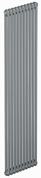 Радиатор стальной Rifar Tubog  2180    12 секций цвет Титан  нижнее подключение В-180см. Ш-55,2см